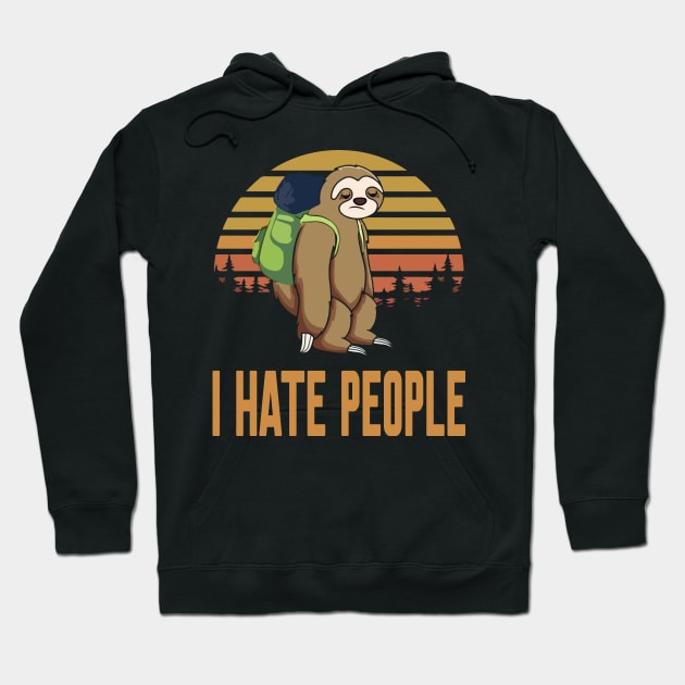 I Hate People Hoodie by Work Memes